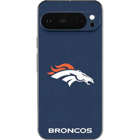 NFL Denver Broncos - Distressed Pixel 9 Pro XL Skin